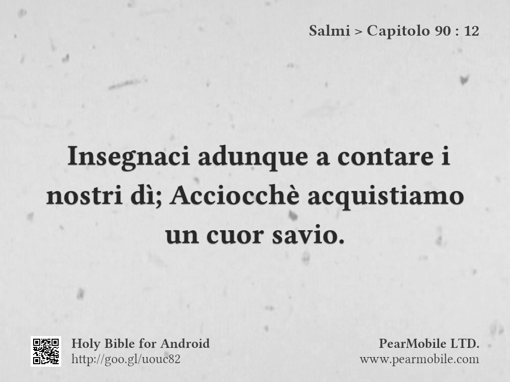 Salmi, Capitolo 90:12